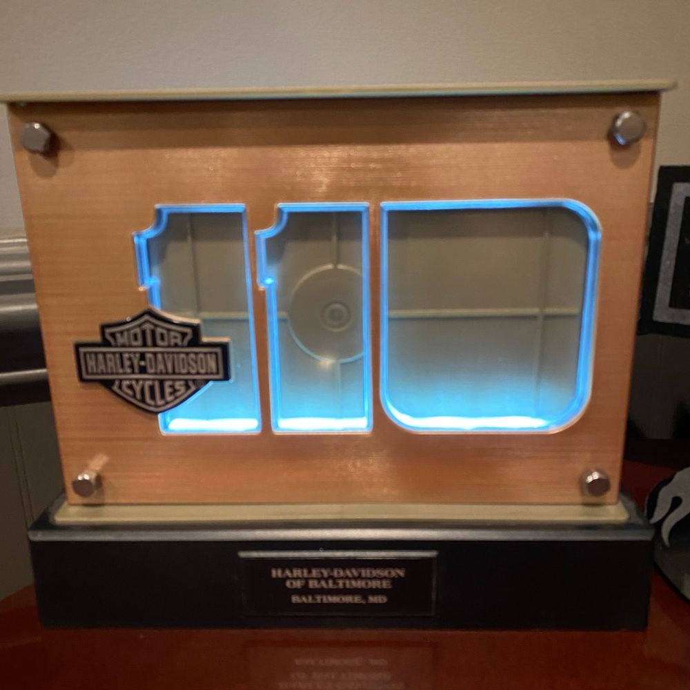 Harley-Davidson Illuminated 110 Anniversary Picture Frame